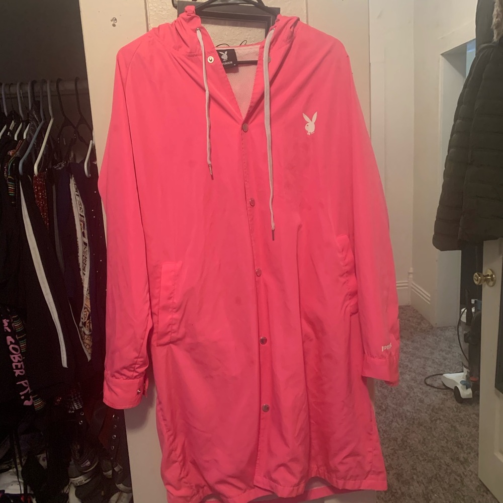 Joyrich x playboy trench jacket